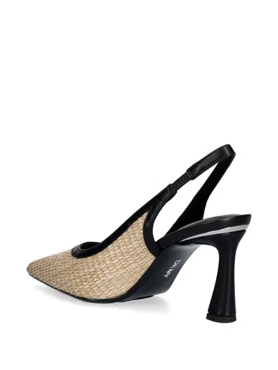 Dkny Woven Slingback Pumps In Neutral