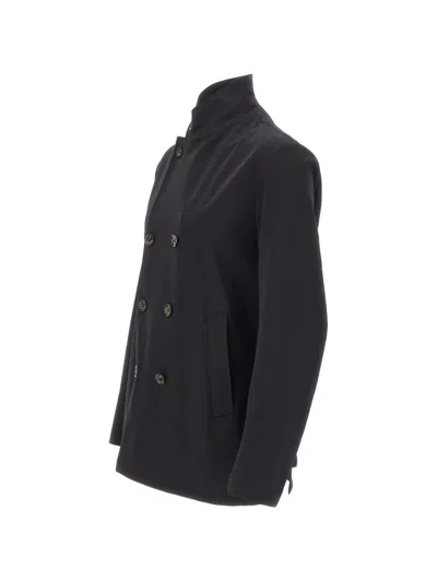 Montecore Aerotwill Double-breasted Jacket In Black