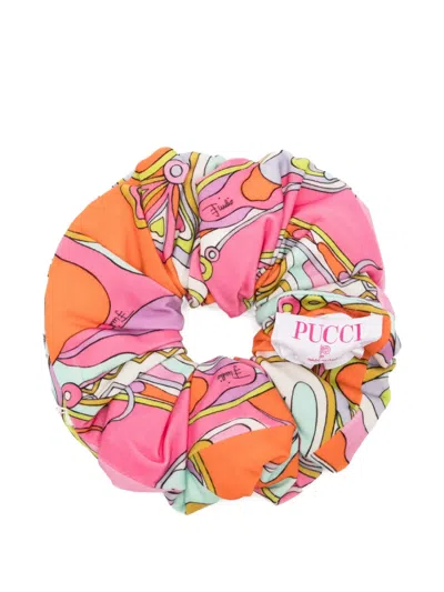 Pucci Mini Ethereal Print Stretch Accessory In Pink