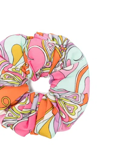 Pucci Mini Ethereal Print Stretch Accessory In Pink