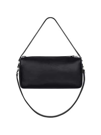 Courrèges Medium Three Sixty Shoulder Bag In Black