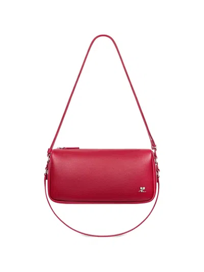 Courrèges Small Three Sixty Shoulder Bag In Pink