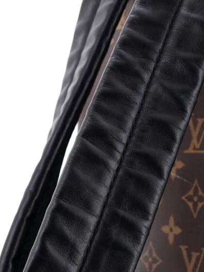 Pre-owned Louis Vuitton Josh Macassar Monogram Canvas Backpack In Brown