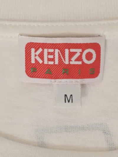 Pre-owned Kenzo Boke Boy Printed T-shirt In White