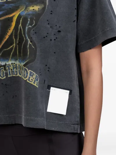 Satisfy Mothtech Graphic-print T-shirt In Gray