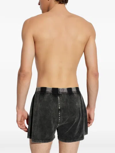 Diesel Denim Effect Boxers In Black