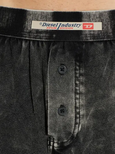 Diesel Denim Effect Boxers In Black