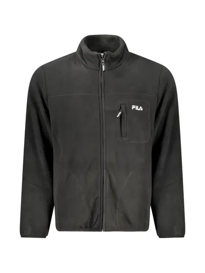 Fila Fleece High-neck Jacket In Black