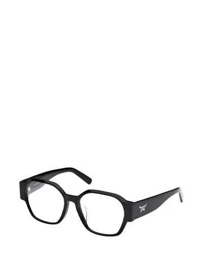 Mcm Rectangle-frame Glasses In Black