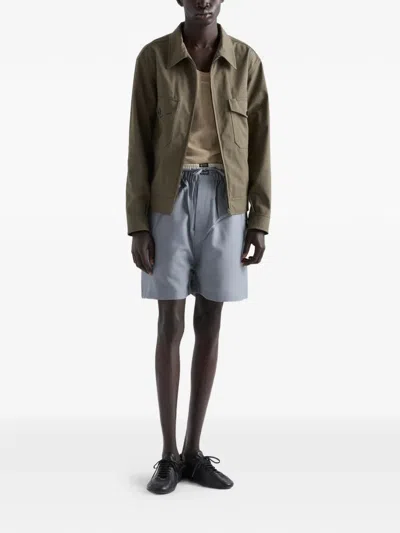 Prada Technical Fabric Jacket In Green
