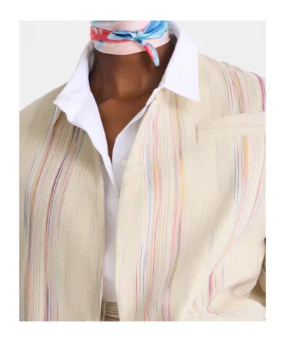 Longchamp Printed Scarf In Multi