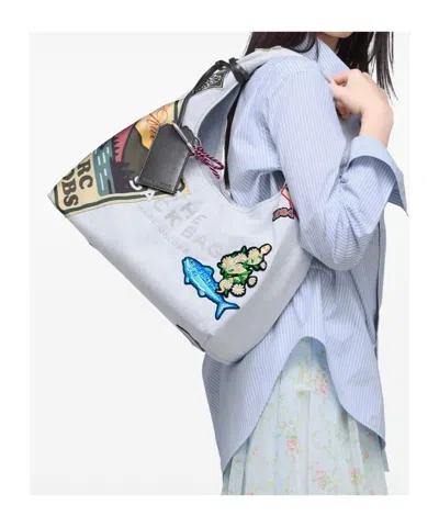 Marc Jacobs The Camp Patchwork Tote Bag In White