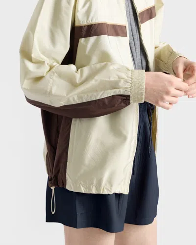 Prada Lightweight Re-nylon Jacket In Neutral