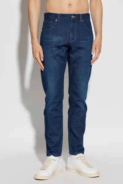 Eleventy Belt Loop Jeans In Blue