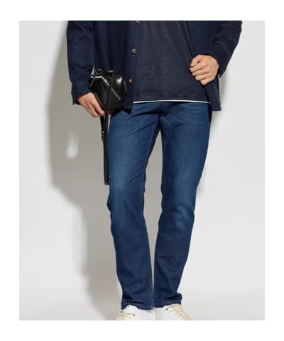 Eleventy Belt Loop Jeans In Blue