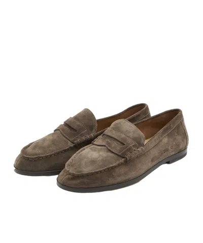 Common Projects Premium Leather Loafers In Brown