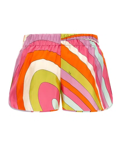 Pucci Printed Shorts In Multi