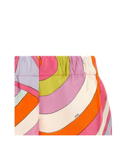 Pucci Printed Shorts In Multi