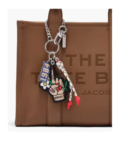 Marc Jacobs The Cluster Peace Sign Bag Charm In Multi