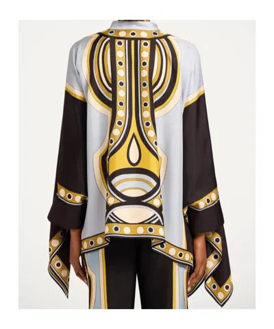 La Doublej Foulard Geometric-print Shirt In Multi