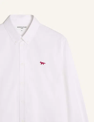 Maison Kitsuné Profile Fox Regular Shirt In White