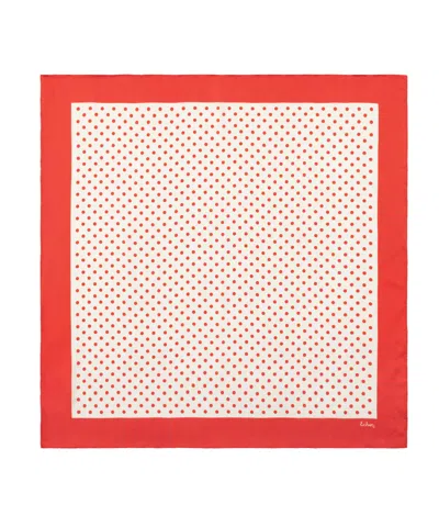Echo New York The Melrose 23" Silk Square In Red