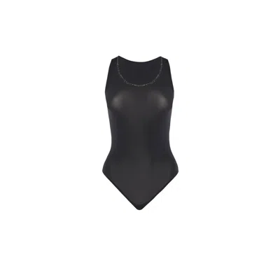 Wolford Crystal String Bodysuit In Multi