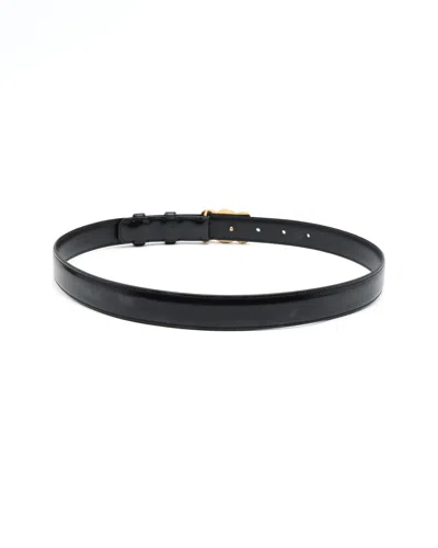 Celine Céline Triomphe Belt Size 75 In Black