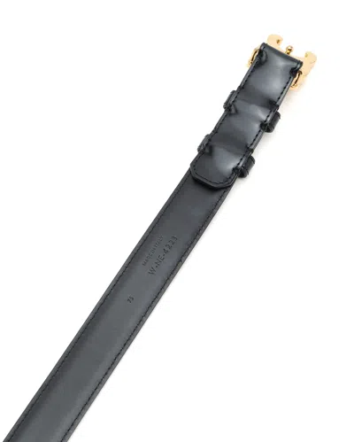 Celine Céline Triomphe Belt Size 75 In Black