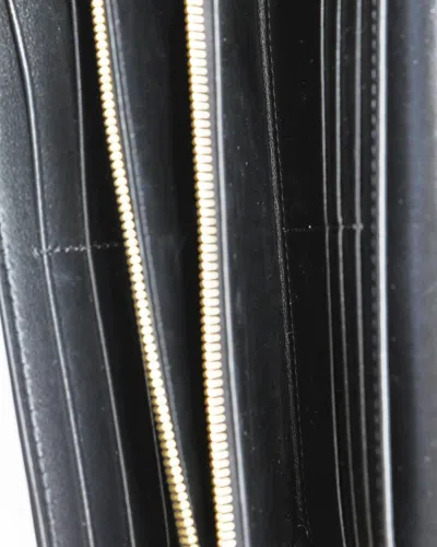 Celine Céline Triomphe Long Wallet In Black
