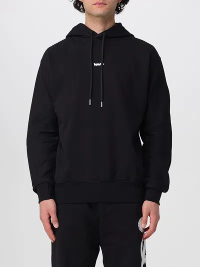 Disclaimer Logo-print Dropped-shoulder Hoodie In Black