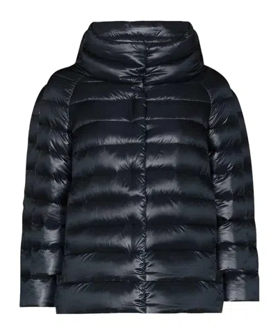 Herno Ultralight Quilted Down Jacket In Black
