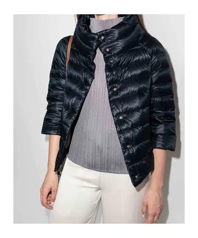 Herno Ultralight Quilted Down Jacket In Black