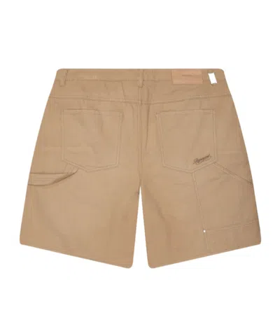 Represent Belt Loop Shorts In Brown