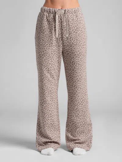 Comfrt Waffle Lounge Pant In Brown