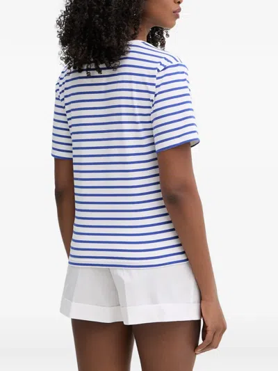 Twinset Horizontal-stripe T-shirt In Multi