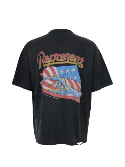 Represent Graphic-print T-shirt In Black