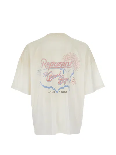 Represent Graphic-print T-shirt In White