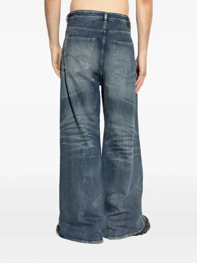 Diesel Belt Loop Jeans In Blue