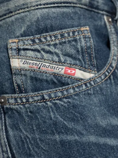 Diesel Belt Loop Jeans In Blue