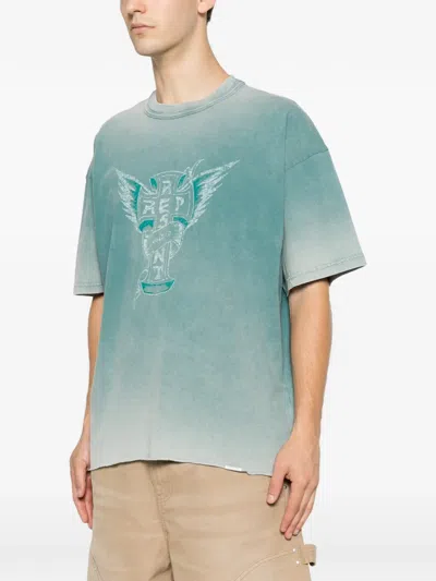 Represent Westside Graphic-print T-shirt In Blue