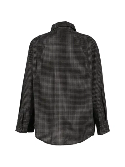 Protocol Index Four Hands Checked Shirt In Black