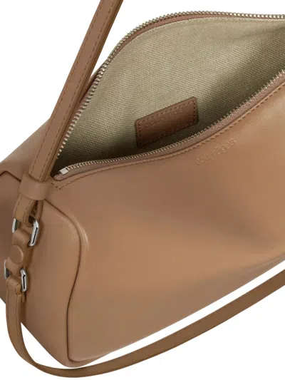 Courrèges Samll Three Sixty Shoulder Bag In Neutral