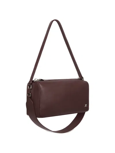 Courrèges Medium Three Sixty Shoulder Bag In Brown