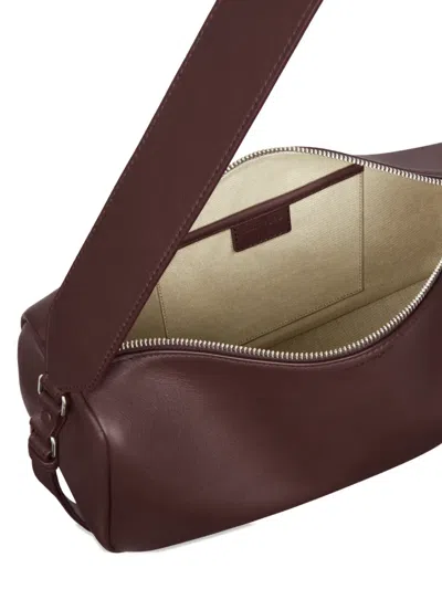Courrèges Medium Three Sixty Shoulder Bag In Brown