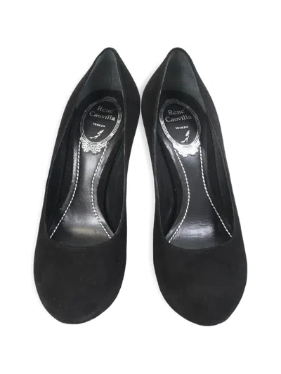Pre-owned René Caovilla Platform Pumps In Black