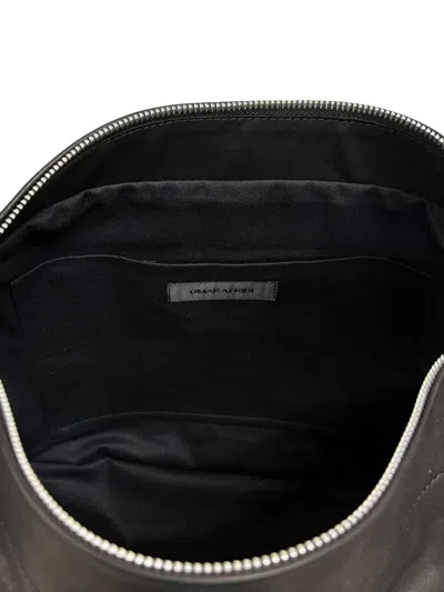 Omar Afridi Leather Backpack In Black