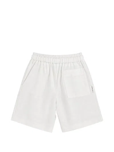 Michael Coal Elasticated-drawstring Shorts In White