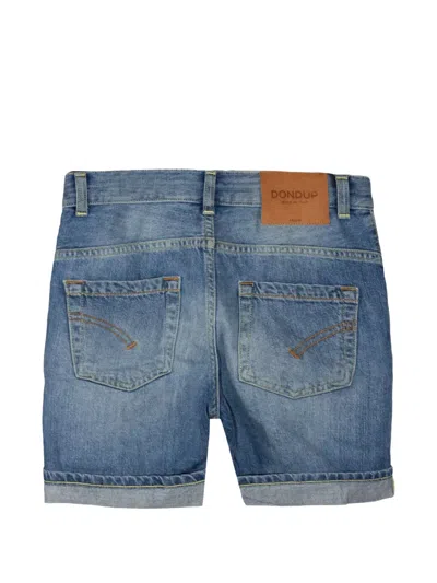 Dondup Distressed-effect Denim Shorts In Blue