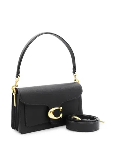 Coach Tabby Chain Leather Shoulder Bag In White